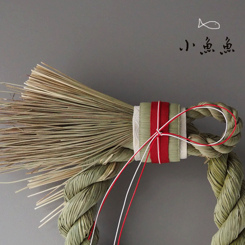 しめ縄 イ草香るしめ飾り 小魚魚 AN-E-TO KAZARI 数量限定 松葉畳店 【正月】