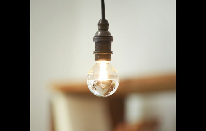 Rakuten - デザインLED電球 「Siphon」サイフォン ボール50 シルバーミラーLDF71D 口金E17 色温度　電球色2700K
