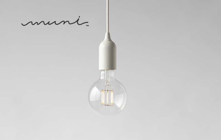 Rakuten - 照明器具　ペンダント Matte White E26　muni(ムニ) MP05C アルミニウム　艶消し白