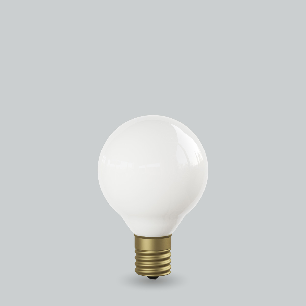 乐天商城 - デザインLED電球 「Siphon」サイフォン ボール50 ホワイトガラス　ショートフィラメント　LDF69D 口金E17　色温度2600K 電球色