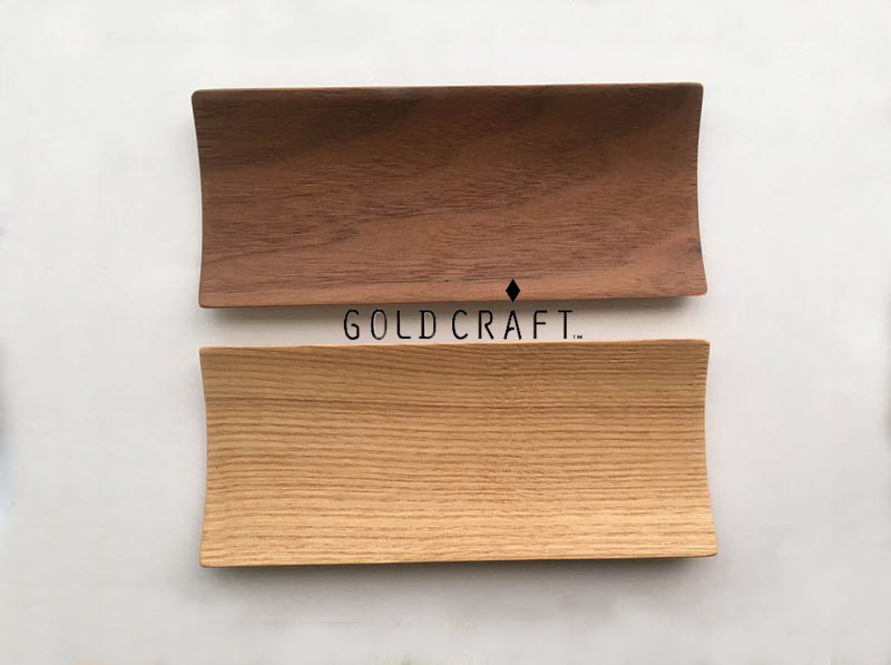 GOLD CRAFT おしぼり置き シオジ クルミ goldcraft 木製 食器 おしぼり受け お ...