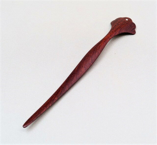 花のかんざし チンチャン おしゃれ アジアン カジュアル 髪飾り アクセサリー かんざし 一本ざし 一本挿し 1本 和 お洒落 可愛い 紫檀 シタン 工房kus...