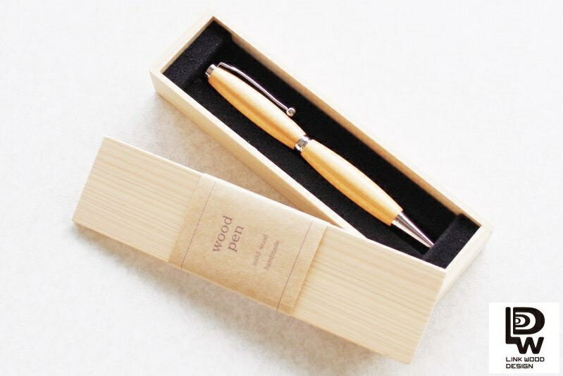 名入れ 世界の銘木 ボールペン - J.Cypress ヒノキ LINKWOODDESIGN 日本製 可愛い ウッド グリップ 木製 木 プレゼント 男性 女性...