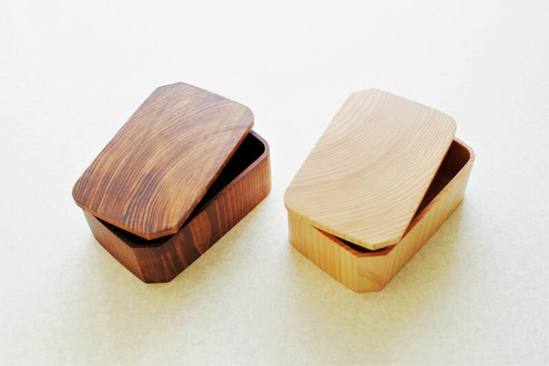 媛ひのき 弁当箱 「年輪」 S - 角なし LINK WOOD DESIGN 手作り 木製 お弁当箱 木 ウッド ランチボックス 弁当箱おすすめ 可愛い かわい...