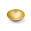 kuzushi tare(くずし たれ) 中 金箔貼り 能作 錫 食器 お皿 小鉢 中鉢 高級感がある 重なるボウル 金属 鋳物 高級割烹 金銀 還暦祝い 退職祝い 結婚祝い 上司 引き出物 プレゼント 贈り物 おめでたい おしゃれ 鋳物 風情がある食器 抗菌 伝統工芸品【贈り物】