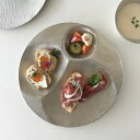 ティンプレート 能作 錫 のうさく nousaku 錫製品 金属 鋳物 伝統工芸品 銀色 大皿 ランチプレート 洋食器 盛り皿 飾り皿 錫器 アシンメトリー うつわ おしゃれ モダン 盛り付けが映える 冷菜 オードブル ビュッフェ おもてなし用 来賓客 お客用 パーティ用 贈答品
