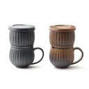 京焼 コーヒードリッパー&マグセット おつかれさマグ コーヒーセット 高級 ギフトセット フタ付き 茶器 一人用 一人前 清水焼 晋六窯 手づくり コーヒーギフトセット コーヒードリッパーセット 陶器 伝統工芸品 ギフト 贈り物 日本製 プレゼント 国産【お中元】