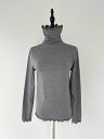  Turtle Neck Long T ビリティス・ディセッタン タートル ネック リング Tシャツ 長袖 インナー トップス スキントップス メロウリブ White Gray Black 2916-423 KOKO