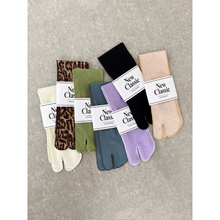 yMARCOMONDEzTulle Tabi socks }Rh `[ ^r \bNX fB[X  C Ivory Beige Green Blue Gray Black TB21P-001 KOKO