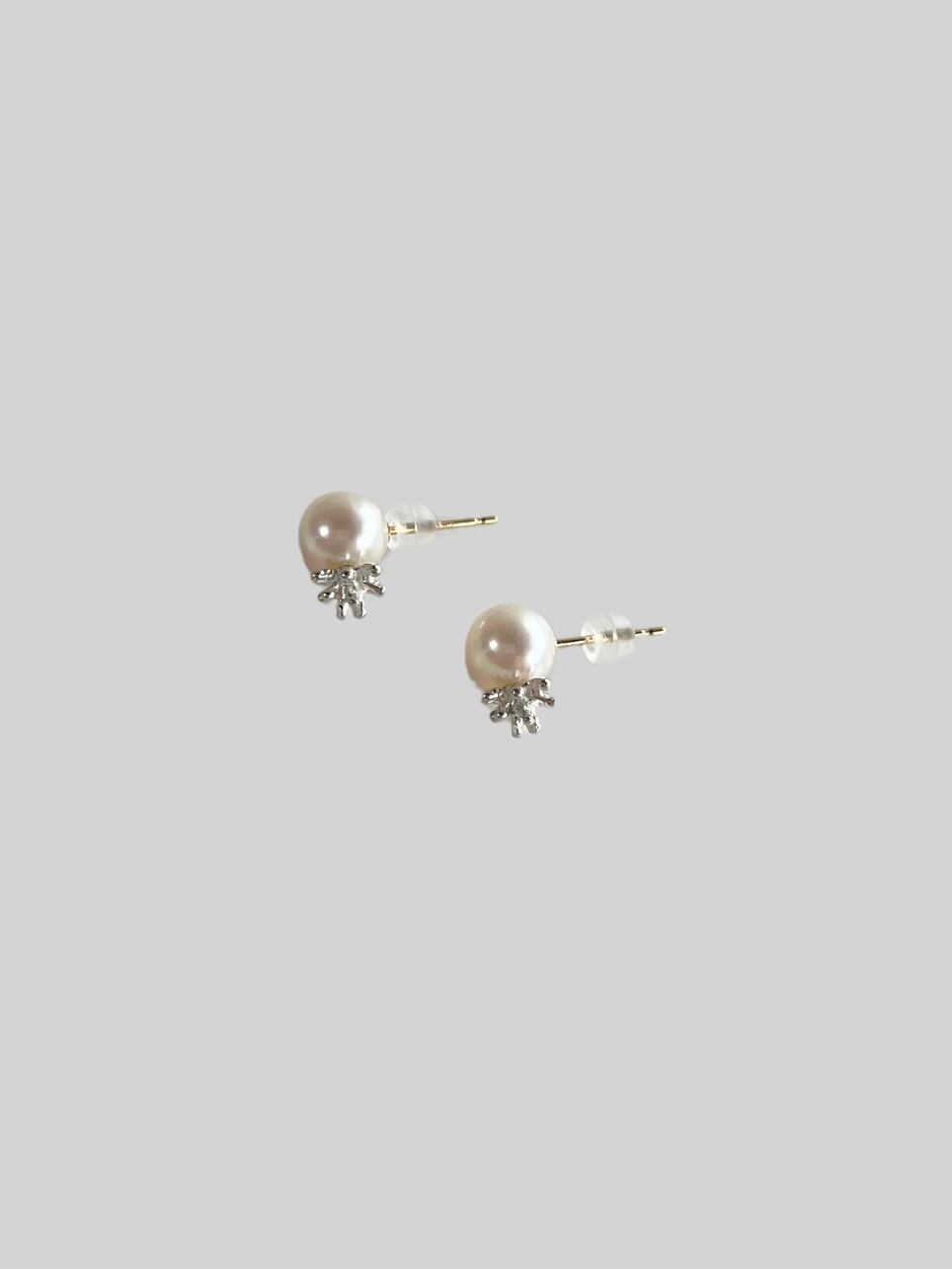 受注 KAORU　　 pearl pierce シルバー カオル スターダスト ピアス パールピアス 10K レディース アクセサリー ジュエリー PSV-782-PL KOKO