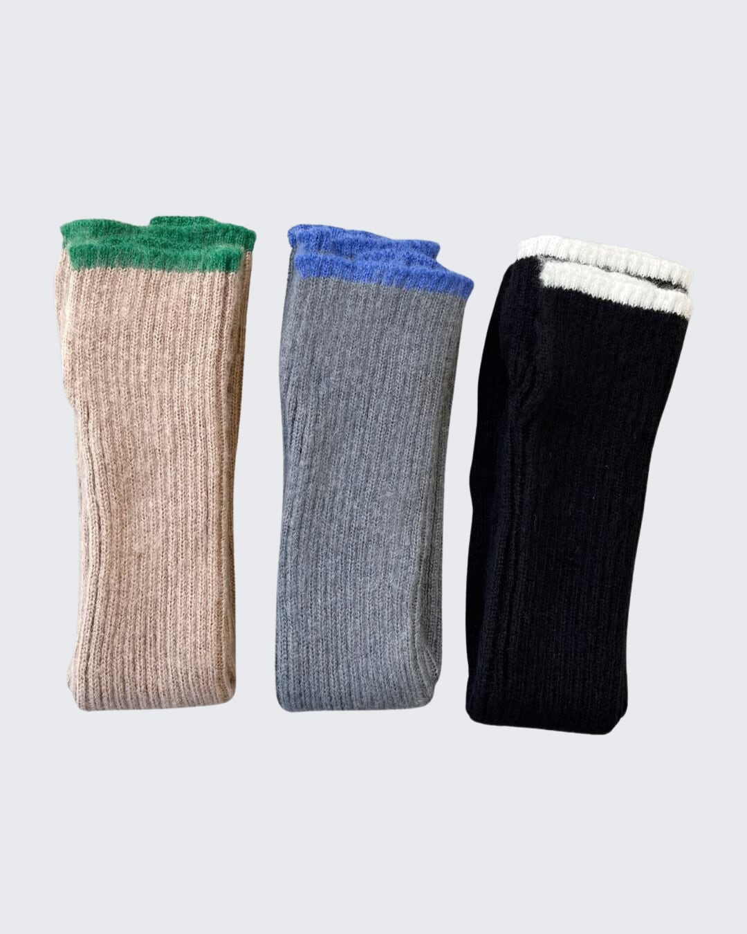 【TRICOTÉ】 BRUSH LEG WARMERS トリコテ ブラッシュレッグウォーマー ロング スリット レッグウェア レディース 靴下 TR33LW017 KOKO