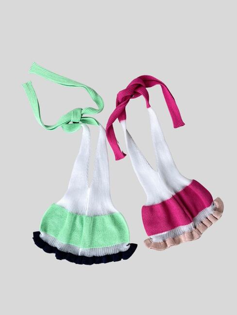 TRICOTÉ Sheer Knot Bag (Hand) ȥꥳ  Υå Хå ˥åȥХå ե ...
