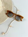 【M53.】 Lana ラナ サングラス エム53. roro eyewear ロロアイウェア カラーレンズ ロゴ リゾート ボストンフレーズ 紫外線 日除け 眼鏡 Brown MAC-014 KOKO(4)