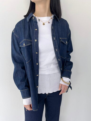 【ROLLA’S】 CLASSIC DENIM SHIRT RINSE ローラス デニムシャツ デニム コットン indigo R44H03 KOKO 【ROLLA’S】 CLASSIC DENIM SHIRT RINSE ローラス デニムシャツ デニム コットン indigo R44H03 KOKO