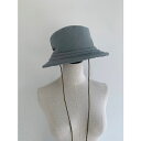 【EARIH】 Quilt Bucket Hat ダウン キルト バケットハット 帽子 Blue Gray(4)