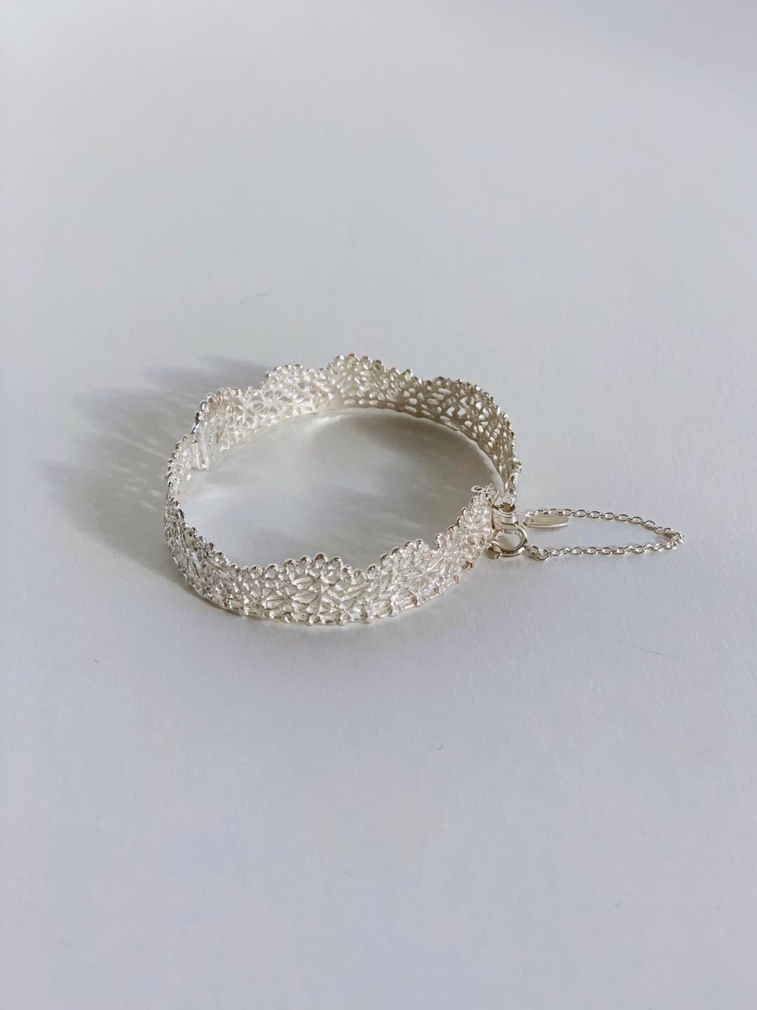 【KAORU】 Tribal Lace Bangle カオル レース バングル BSV-446 シルバー レディース ジュエリー