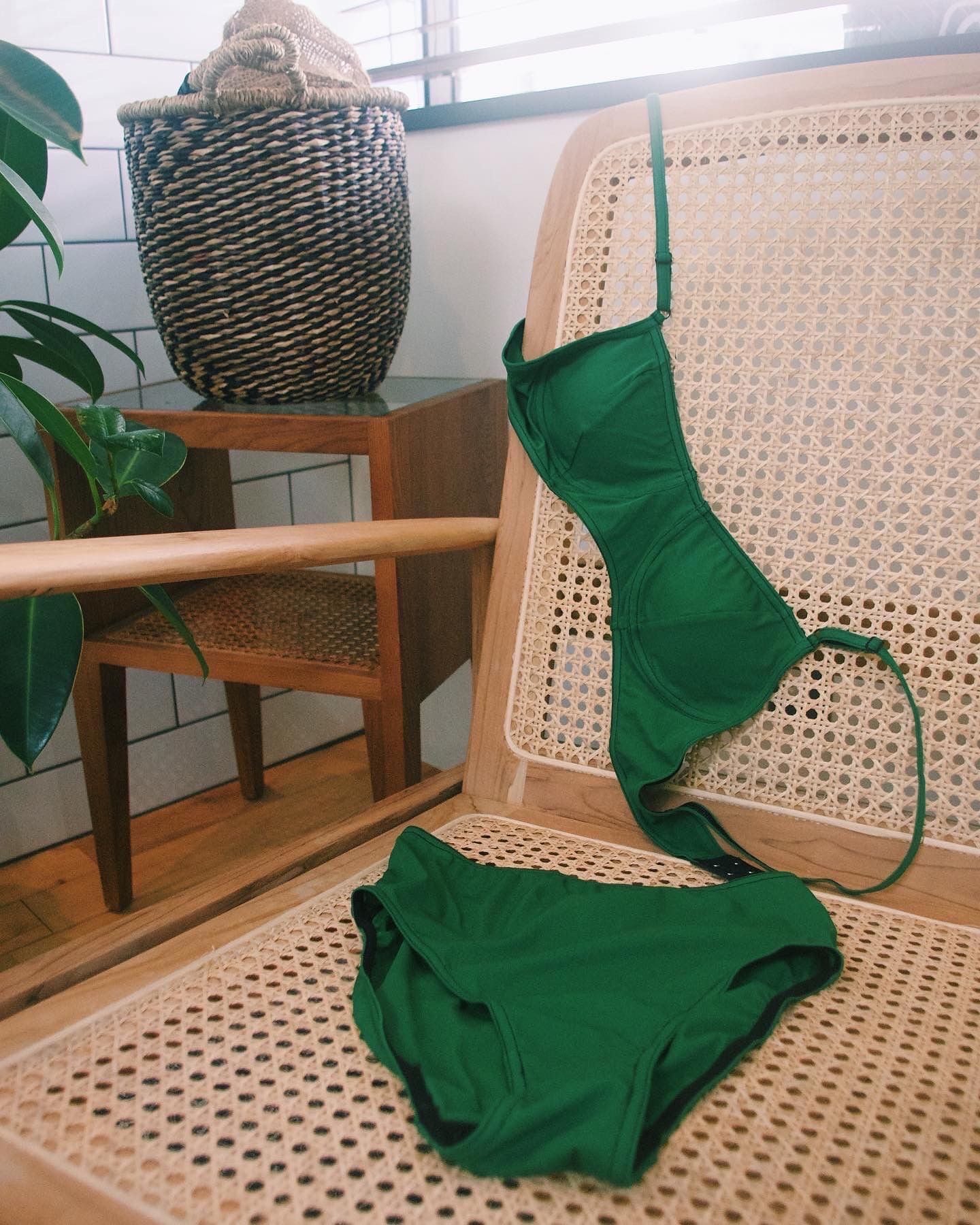 hazy tokyo Bare jersey soft bra إȥ祦 ֥ Green Black ǥ