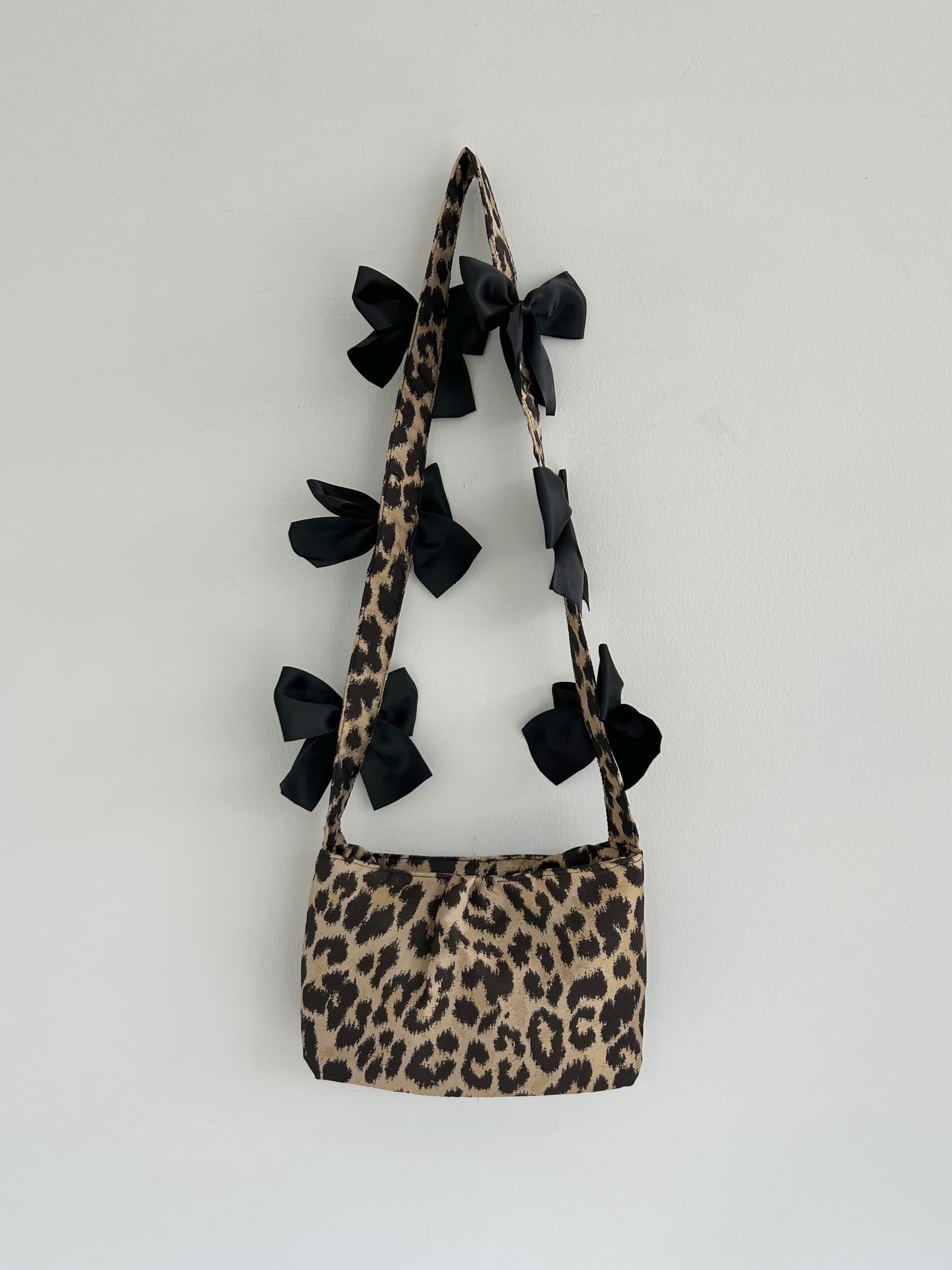 【sister jane】 Lola Leopard Bag シスタージェーン レオパード バッグ かばん リボン ショルダーバッグ ミニバッグ 29SJ05BG022 KOKO