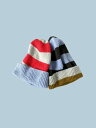 【JAKKE】 DIXIE Beanie ジャッキー ニット帽 ビーニー ボーダー 帽子 Red Blue J2478C4 J2478C2