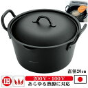 【 天ぷら鍋 蓋付き 日本製 】 IH対応 たっぷり深型鉄製揚げ鍋 20cm 【IH対応/ih/200V対応/電磁調理器対応/ガスコンロ OK/鉄/鉄製/鉄分補...