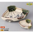 日本製 刺身皿 織部扇面向付け&千代口セット1客 業務用 和食器 食器 陶器 土物 刺身鉢 刺身用 1人用 お刺身皿 鉢 お皿 醤油皿 小皿 さしみ皿 盛り皿 ...
