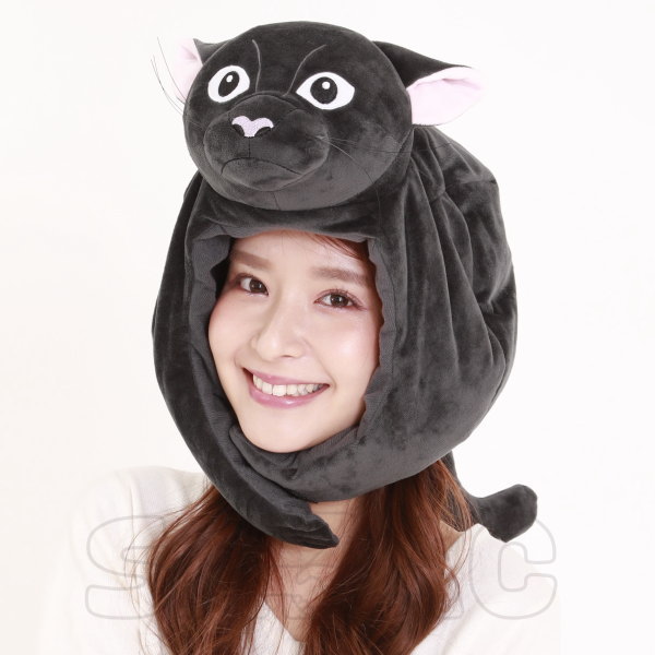 頭乗せネコ 着ぐるみキャップ （帽子）ねこ 猫 ネコ 動物 アニマル 着ぐるみ帽子 キャップ 可愛い かわいい ハロウィン クリスマス 仮装 衣装 余興 学園祭 イベント用品 パーティーグッズ 通販 コスチューム コスプレ 歓迎会 お花見 グッズ 即発対応