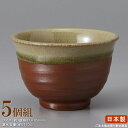 【 湯呑み 煎茶 日本製 】 ギヤマン外サビ煎茶碗×5個 【業務用/食器/和食器/国産/陶器/瀬戸物/飲食店/和菓子屋/旅館/ホテル/家庭用/会社用/お茶出し用/会議用/来客/お客様用/町内会館/施設/会館/お茶/湯呑/湯呑み/ゆのみ/湯呑茶碗/和風/上品/湯のみ】