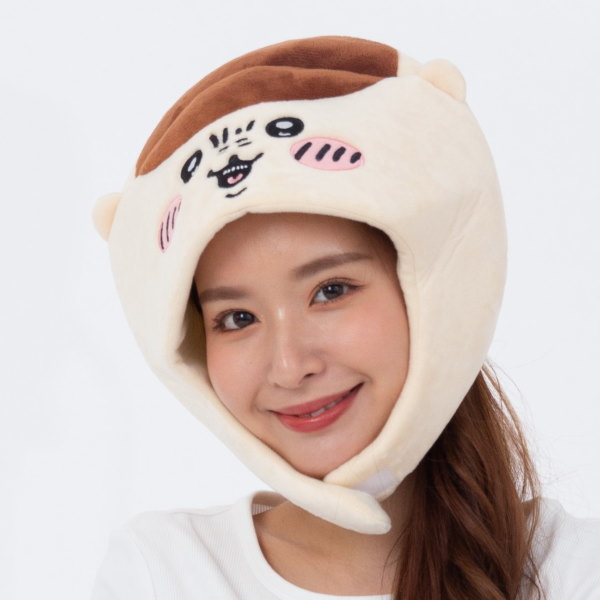ちいかわ くりまんじゅう着ぐるみキャップ （帽子）ぼうし アニメ キャラクター ナガノ 漫画 キャラ 学園祭 コスプレ ハロウィン クリスマス プレゼント 仮装 衣装 変身 歓迎会 お花見 かわいい イベント パーティーグッズ ギフト コスチューム コス 即発対応