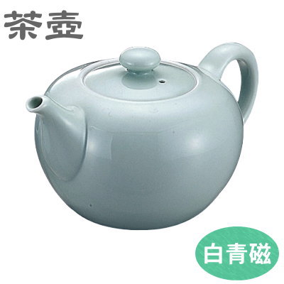 茶器 【急須 かわいい 茶器】陶作坊（とうさくぼう） 茶壷 白青磁【業務用/家庭用/お茶/ポット/ティーポット/陶器/磁器/陶磁器/台湾/台湾茶器/中国茶/中国茶器/茶器具/茶道具/中華道具/中華料理道具/中華料理/ギフト/プレゼント/贈り物/母の日/お母さん/普段使いに】