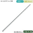 カクテル マドラー 燕三条 日本製 10本組18-10ステンレス 六角マドラー 250mm 10本セット燕市 業務用 バー用品 BAR バーツール バーテンダー...