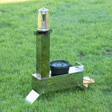 薪ストーブ キャンプ 小型 折りたたみ式BUNDOK ロケットストーブキャンプ用品 アウトドア 防災グッズ コンロ ダッチオーブン 鍋 焚き火 二次燃焼 お湯を沸かす qw 軽量 暖房器具 料理 調理器具 キャンプ用品 ステンレス コンパクト 3段階空気調整 【あす楽対応】