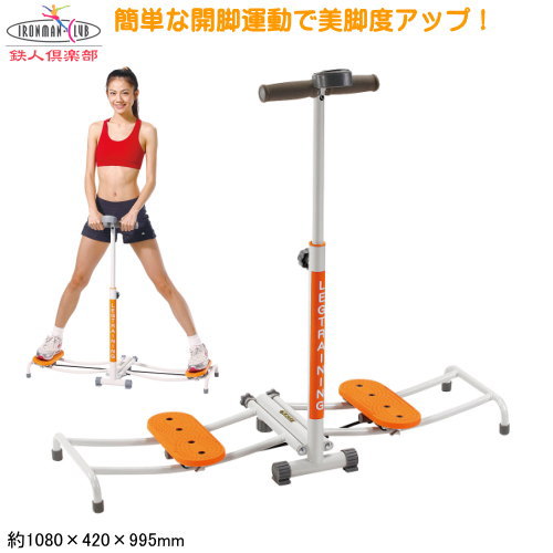 トレーニング器具 足 ステッパーレッグトレーニング DX折りたたみ式 エクササイズ ダイエット ダイエット器具 レッグマシン レッグマシーン 足 美脚 ヒップ 太もも 脚、お尻 腹筋 レッグスライダー スライド 耐荷重80kg 屋内 室内 qw 鉄人倶楽部 【あす楽対応】