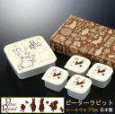 保存容器 セット 日本製 ピーターラビット シールウェア5pcセット 【キッチン用品 キャラクター かわいい おしゃれ 角型 角形 シールウェア 半透明 食品 ...