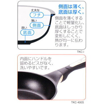 ih対応 川越達也 TKCシリーズキッチンツール 9点セット100V 200V ih電磁調理器対応 ガス火対応 ガスコンロ対応 鍋 蓋付き フタ お手入れ 簡単 軽い 軽量 洗いやすい タツヤ カワゴエ プレゼント 両手鍋 片手鍋 フライパン ディープパン 玉子焼 オーバルパン ナイフ