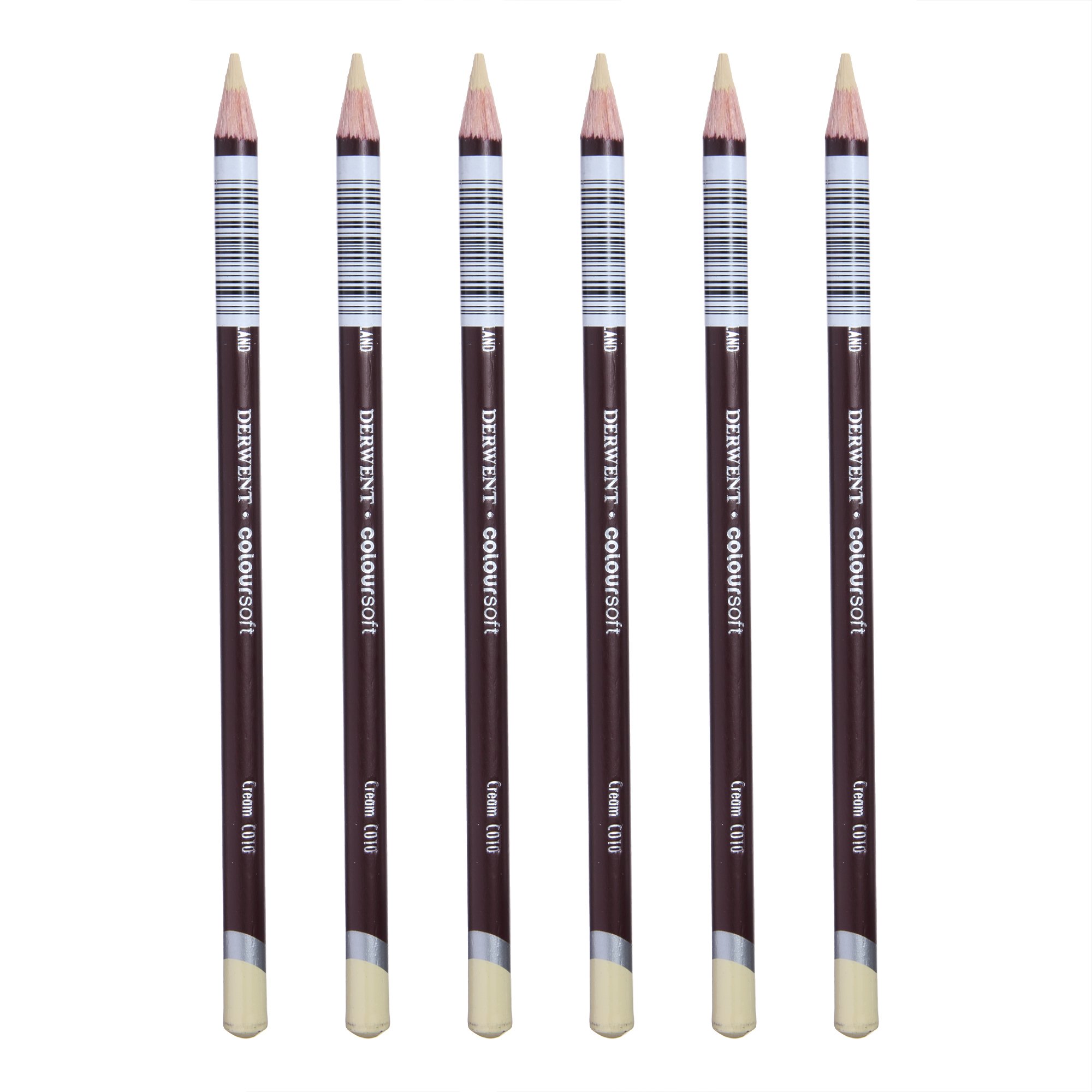 ダーウェント 色鉛筆カラーソフト クリーム C010 ケース6本 0700953