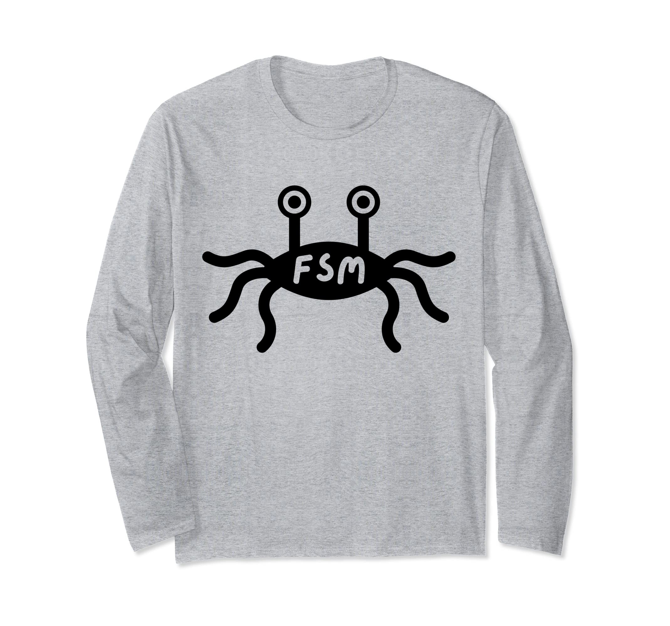 Italian Flying Church Spaghetti Monster FSM 長袖Tシャツ