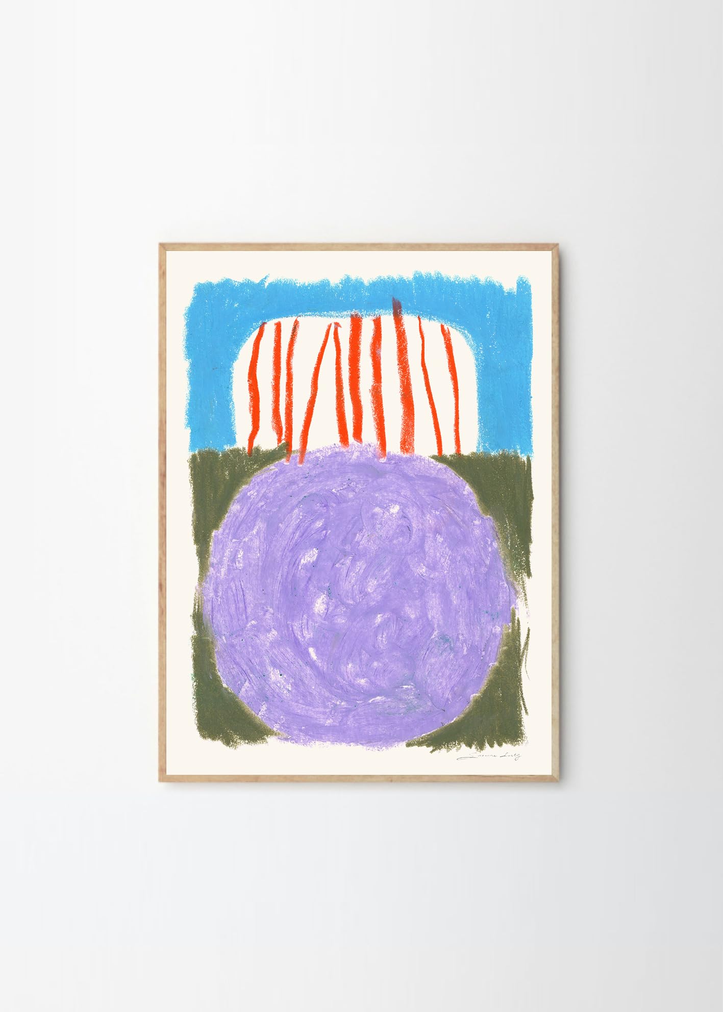 Other - THE POSTER CLUB ポスタークラブ Purplebello 50×70cm Suzanne Lustig
