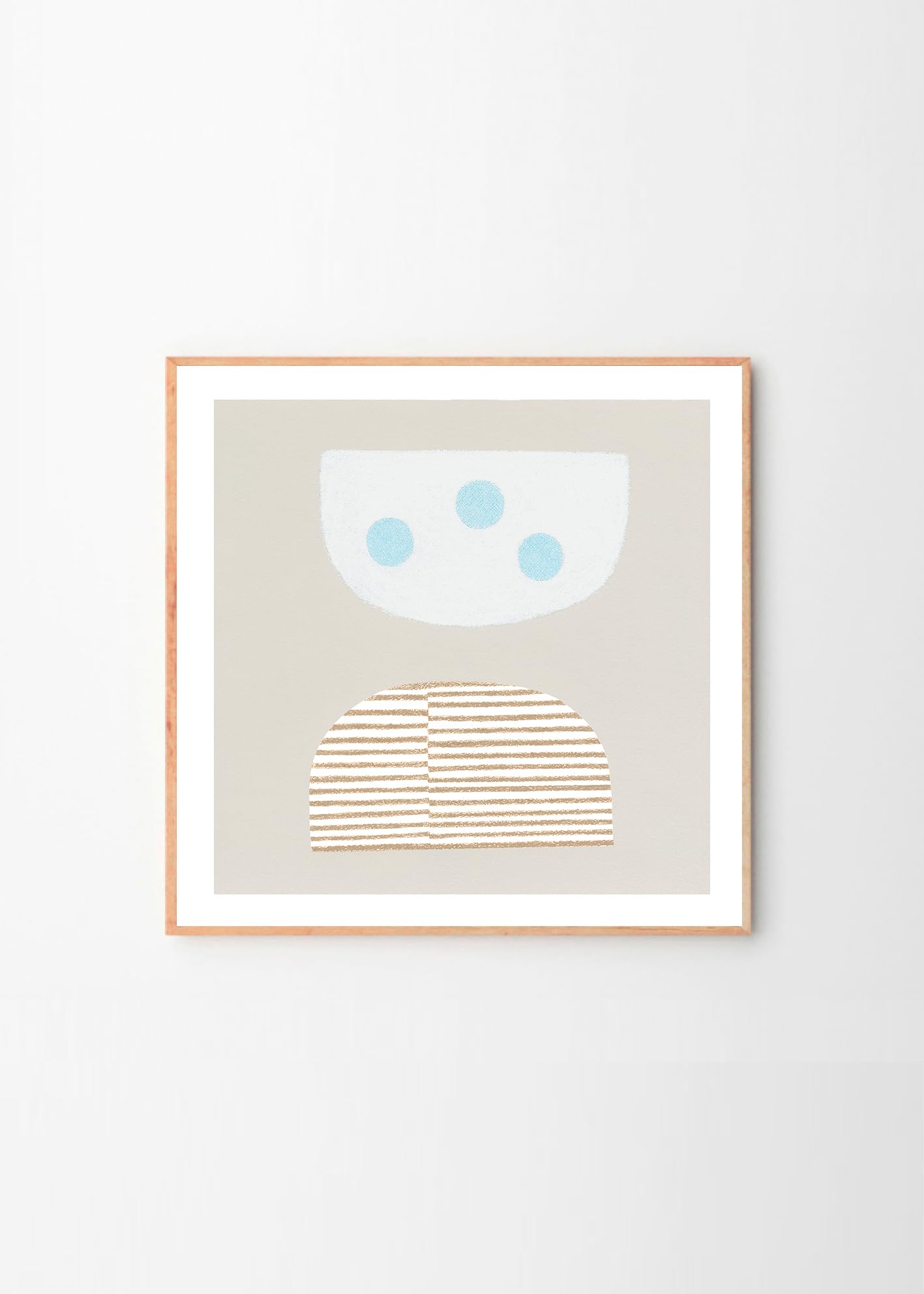 THE POSTER CLUB ポスタークラブ Blue Eggs 50×50cm Emma Lawrenson