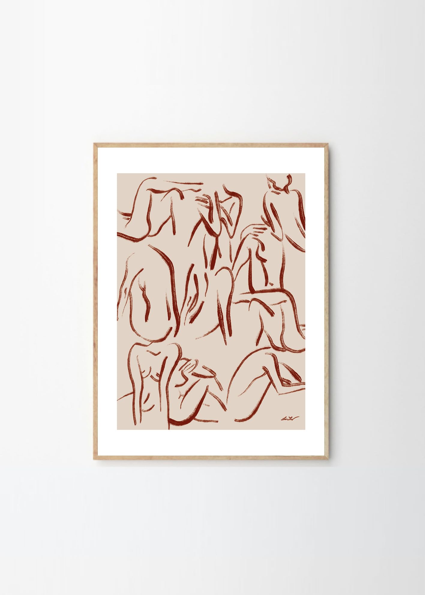 THE POSTER CLUB ポスタークラブ Les Femmes D erte 50×70cm Lentov