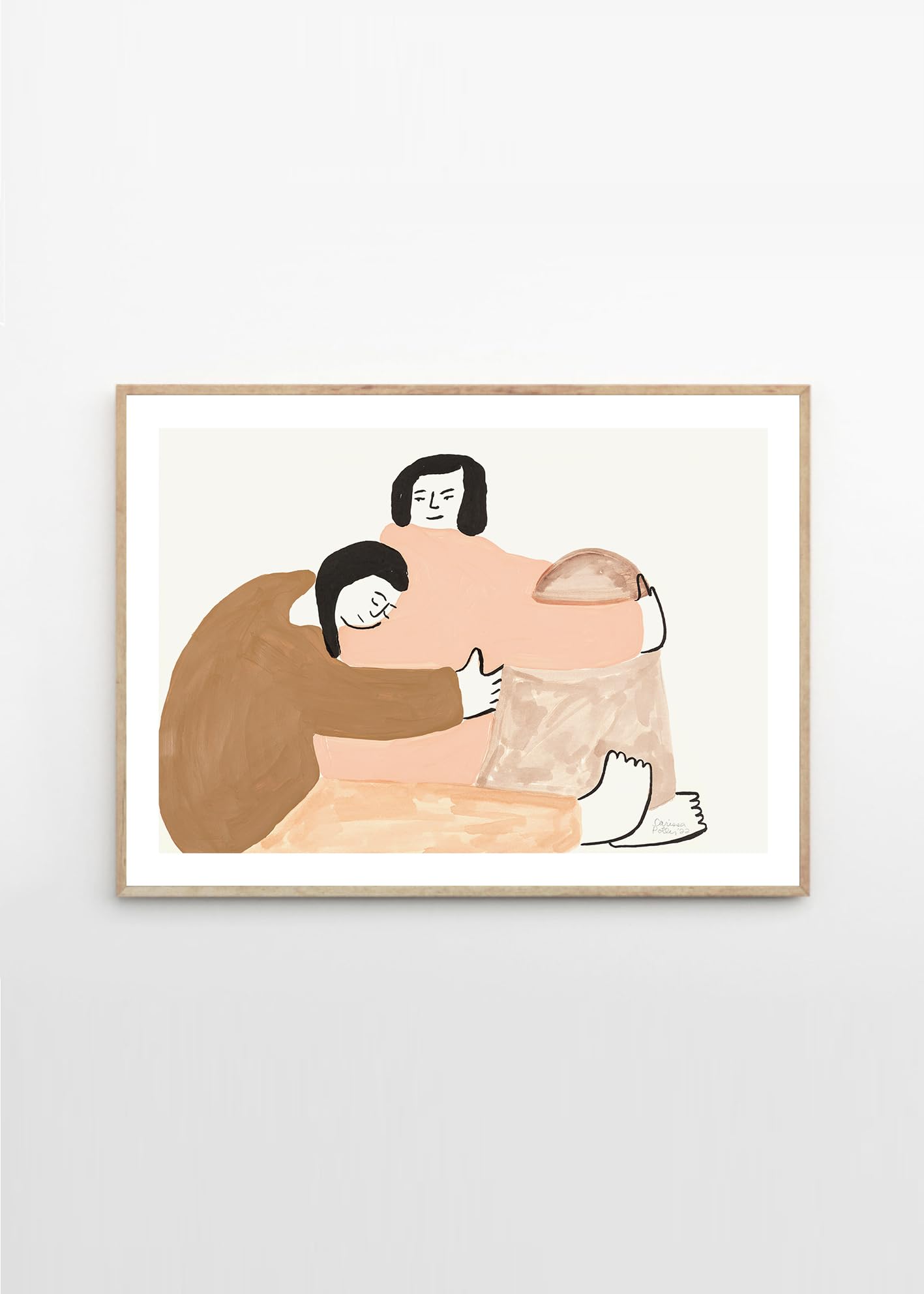 THE POSTER CLUB ポスタークラブ Stay Close 50×70cm Carissa Potter