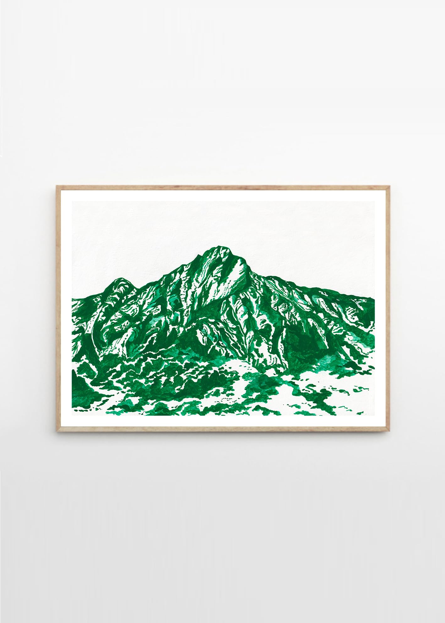 Japanese Furniture - THE POSTER CLUB ポスタークラブ Mount Jade 50×70cm Jaron Su