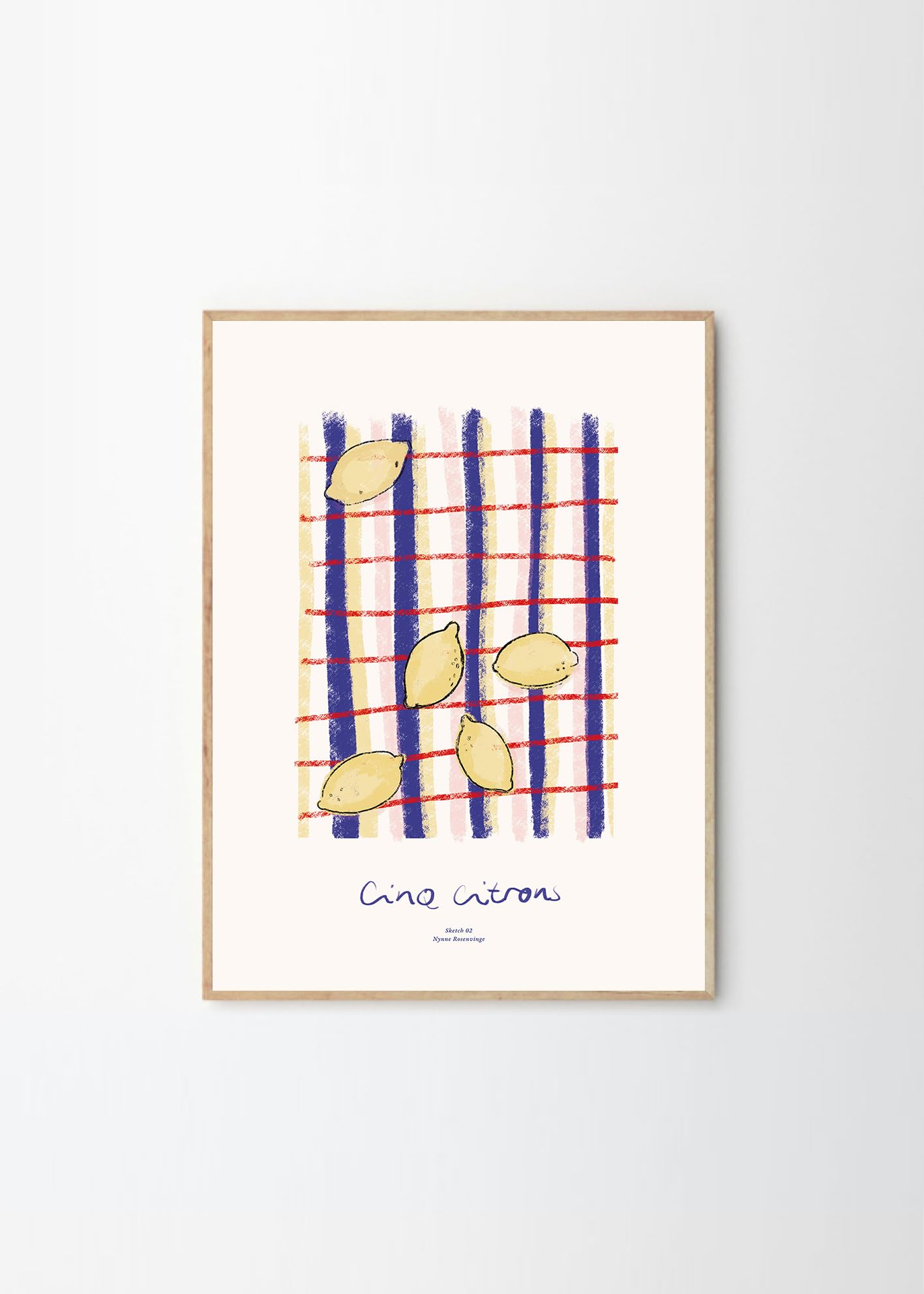 THE POSTER CLUB ポスタークラブ Cinq Citrons 30×40cm Nynne Rosenvinge