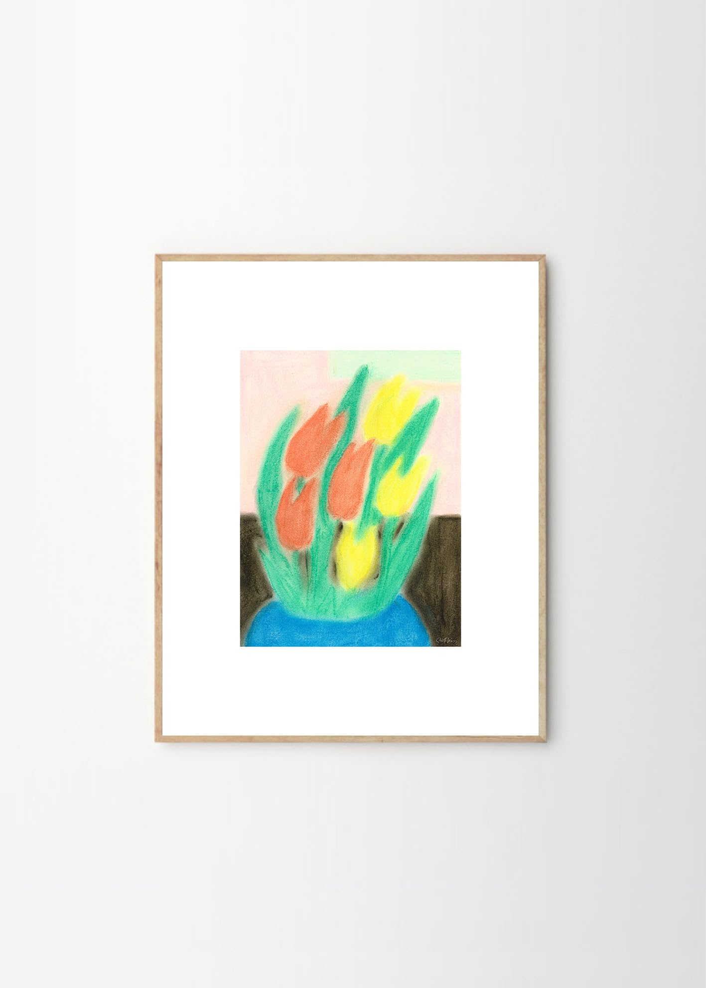 THE POSTER CLUB ポスタークラブ Tulips 09 30×40cm Nina Flagstad Kvorning