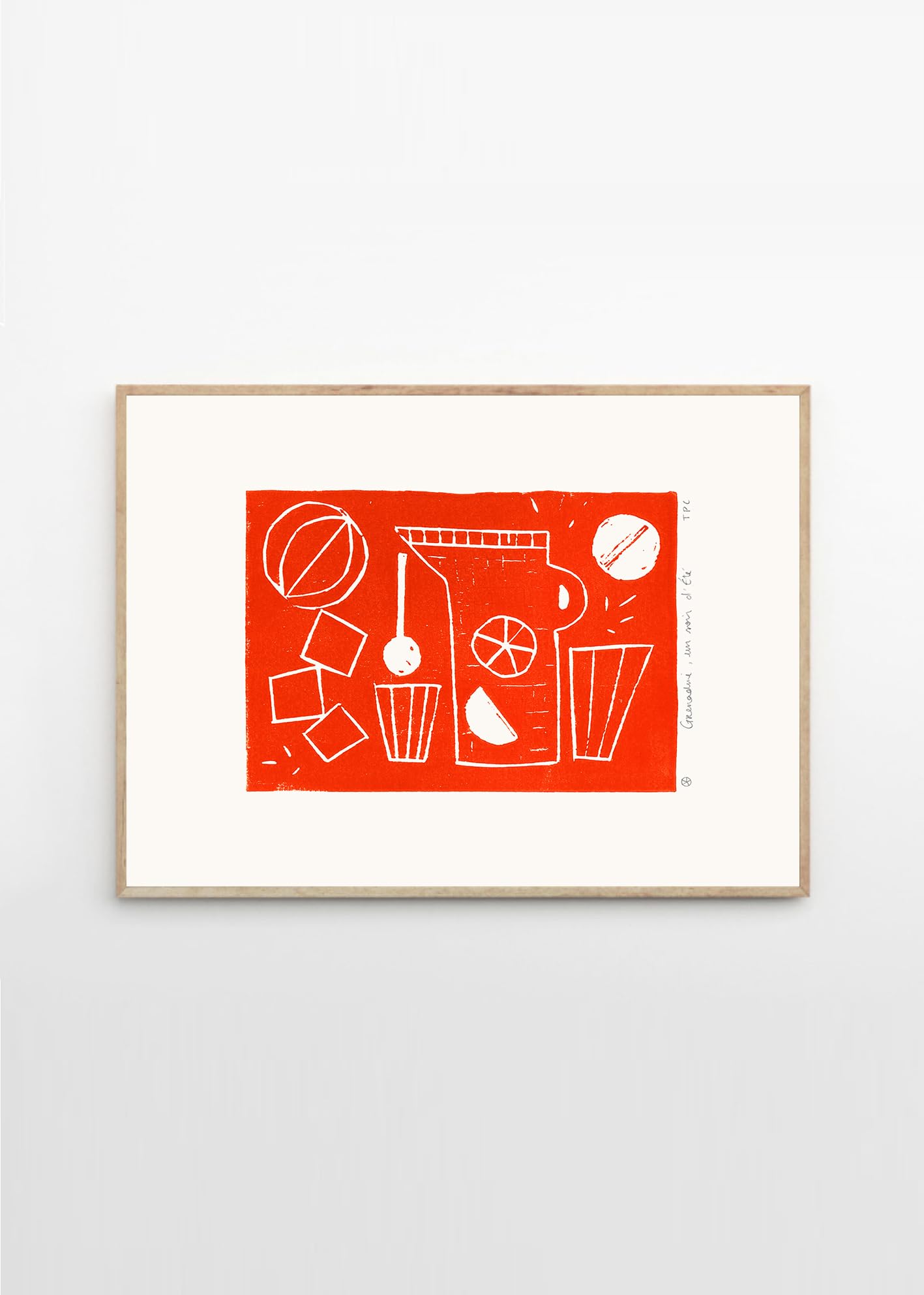 THE POSTER CLUB ポスタークラブ Grenadine 30×40cm Another Art Project