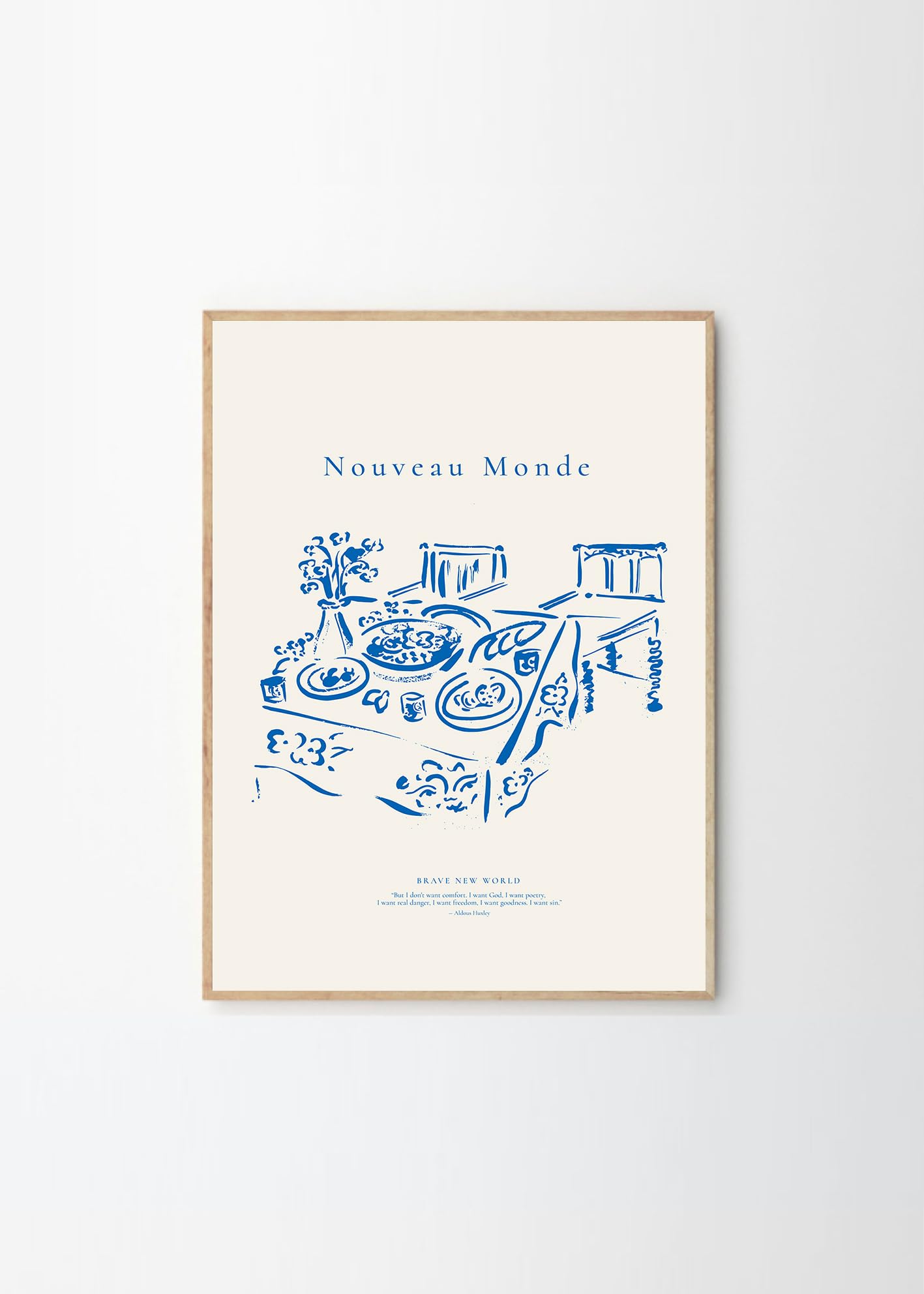 THE POSTER CLUB ポスタークラブ Nouveau Monde 30×40cm Lucrecia Rey Caro