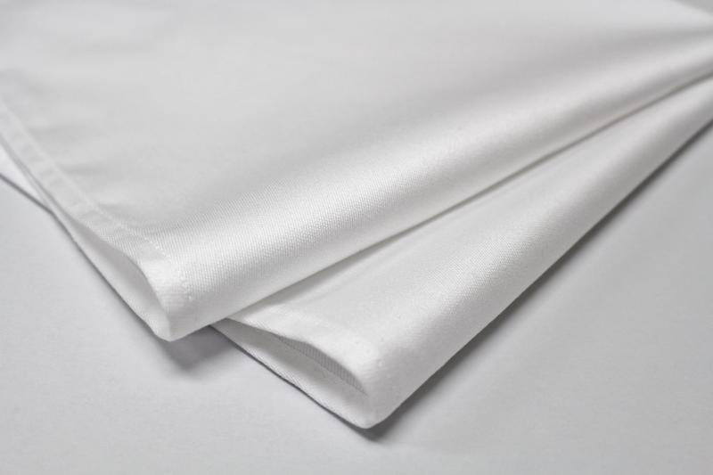 日本製 ワイントーション テーブルナプキン 綿100％ 51×51 朱子無地 (ホワイト, 3枚) kokubanstore-10167014 こくばんストア サンプル画像2