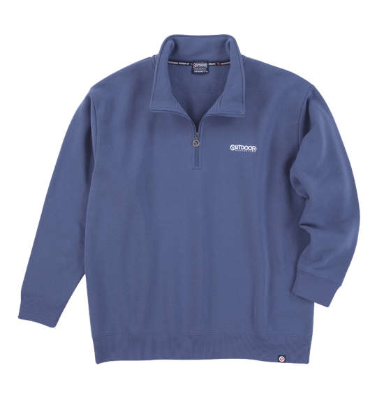 大きいサイズ★メンズ OUTDOOR PRODUCTS裏起毛ハーフジップトレーナー