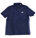 大きいサイズ★メンズ adidas golfHEAT.RDYデボスグラフィック半袖シャツ