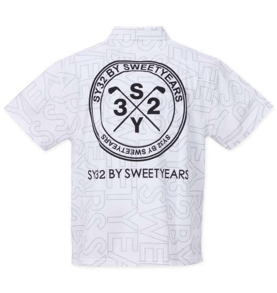 大きいサイズ★メンズ SY32 by SWEET YEARSSYGマリンロゴ半袖ポロシャツ