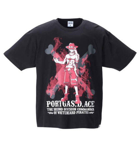 大きいサイズ メンズ ONE PIECE半袖Tシャツ 3L/4L/5L/6L 大きいサイズ メンズ ONE PIECE半袖Tシャツ 3L/4L/5L/6L
